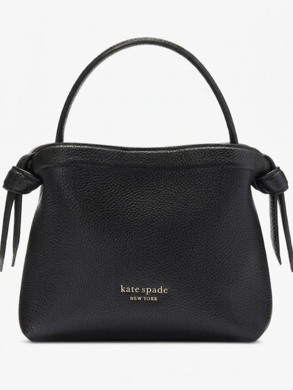 kate spade Knott MINI Crossbody Tote with Knotted Side Detail, Pebbeled